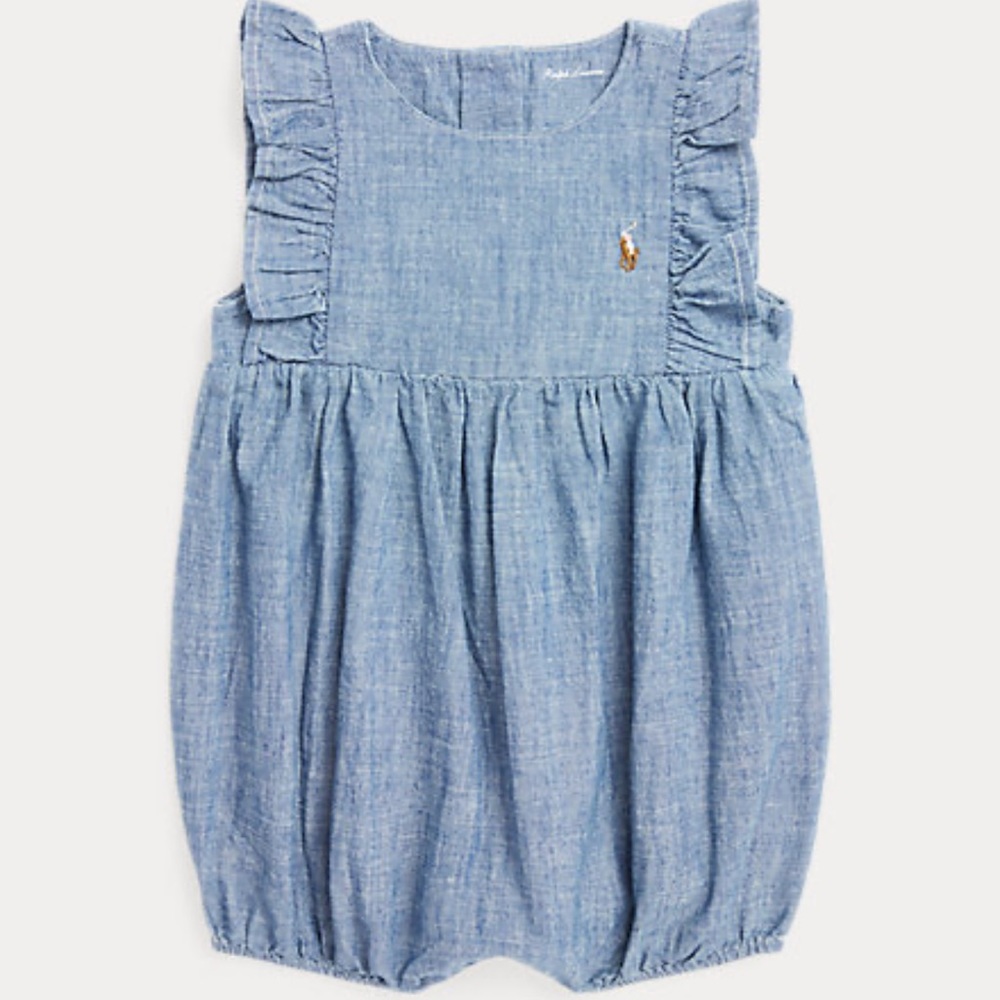 NWT Ralph Lauren Baby Chambray Dress